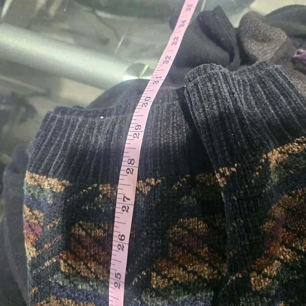 vintage y2k 2000s grandpa core patterned cozy indie pullover sweater
